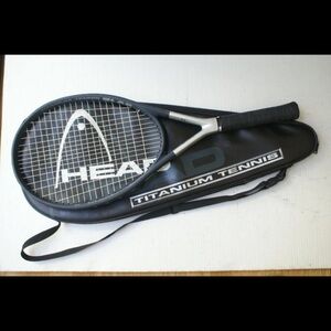 HEAD Ti S5 Titanium Xtralong Tennis Racket w/ Padded Case 4 3/8" Made in Austria
